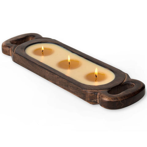 Small Tray Candle - Lilac Leather