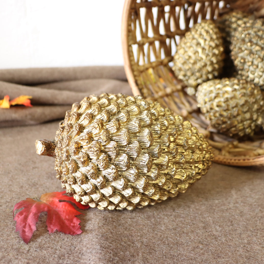 Gold Pine Cone