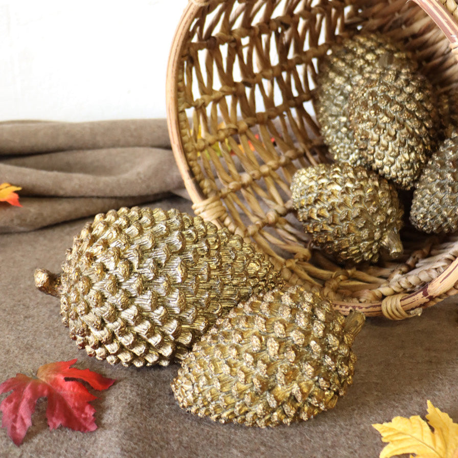 Gold Pine Cone