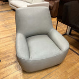Misha Leather Swivel Chair