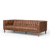Fairbanks 75" Leather Sofa