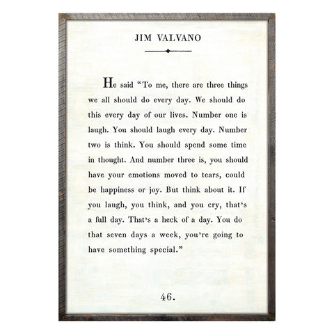 Jim Valvano Book Print - 35" x 46"