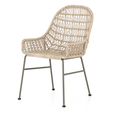 Bandera Outdoor Dining Chair, Vintage White