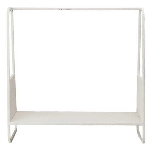 Cream Metal Rack