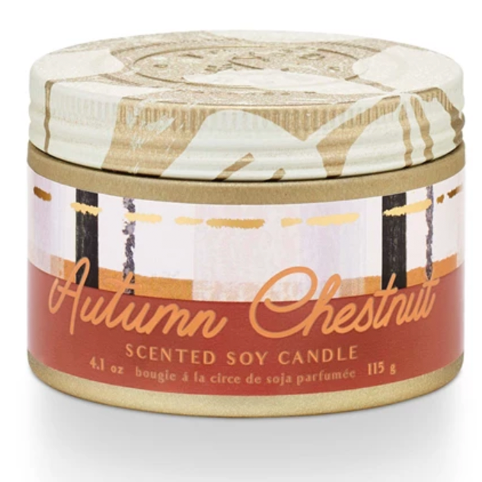 Tin Candle - Autumn Chestnut