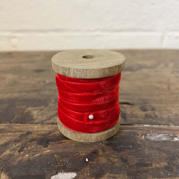 Velvet Ribbon - Red