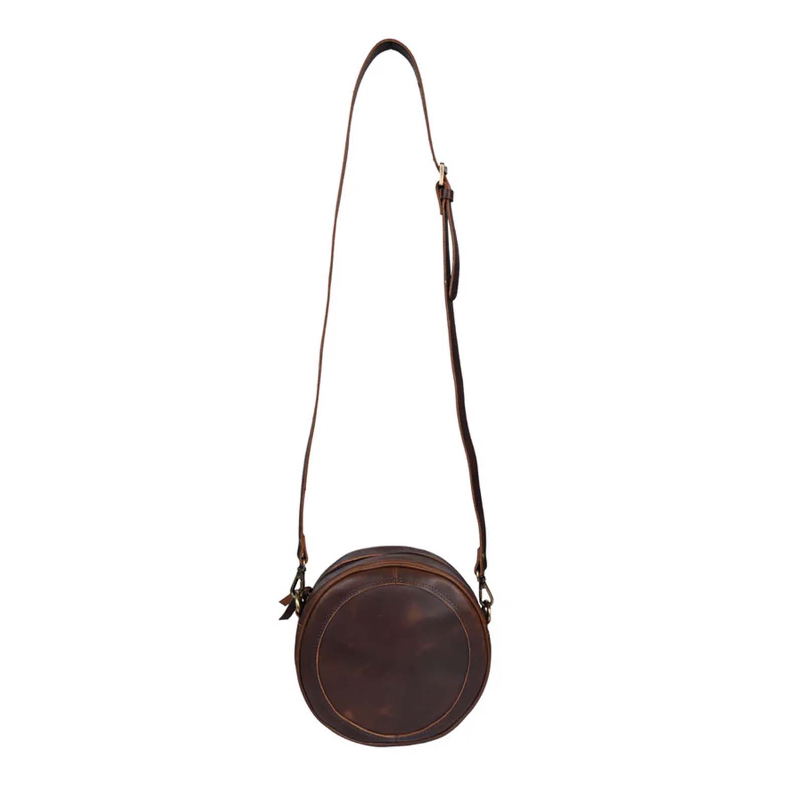 Round Bag - Antique Brown