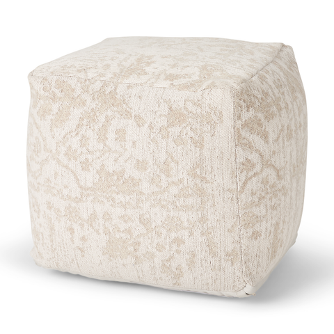 Khloe Taupe Pouf