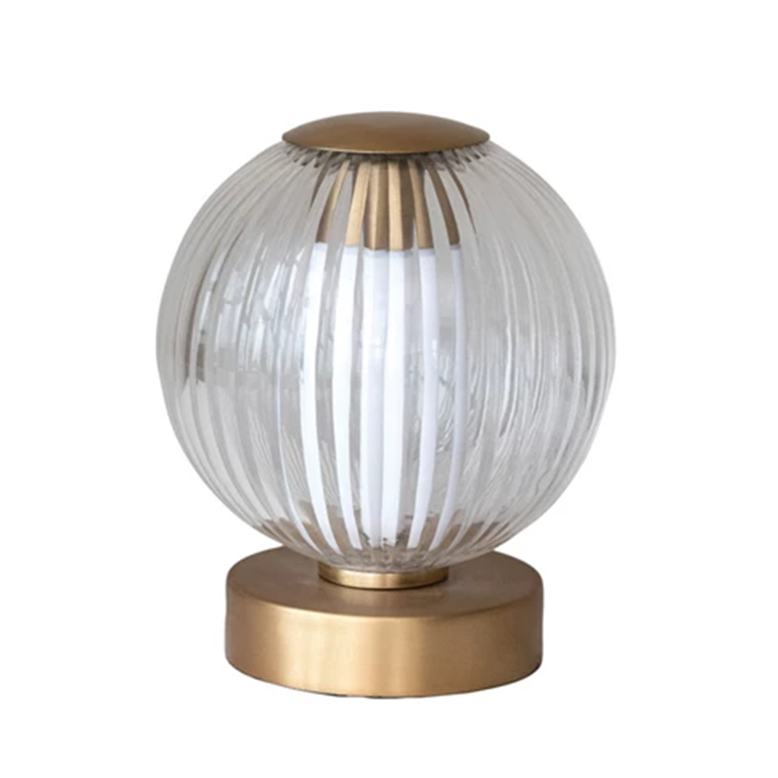 Metal Pleated Table Lamp