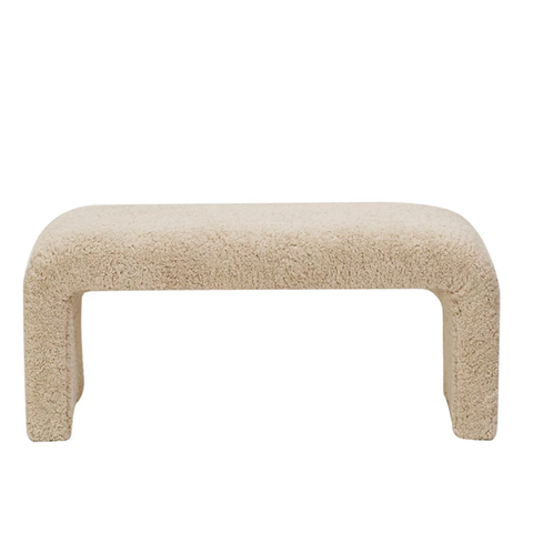 Boucle Waterfall Bench