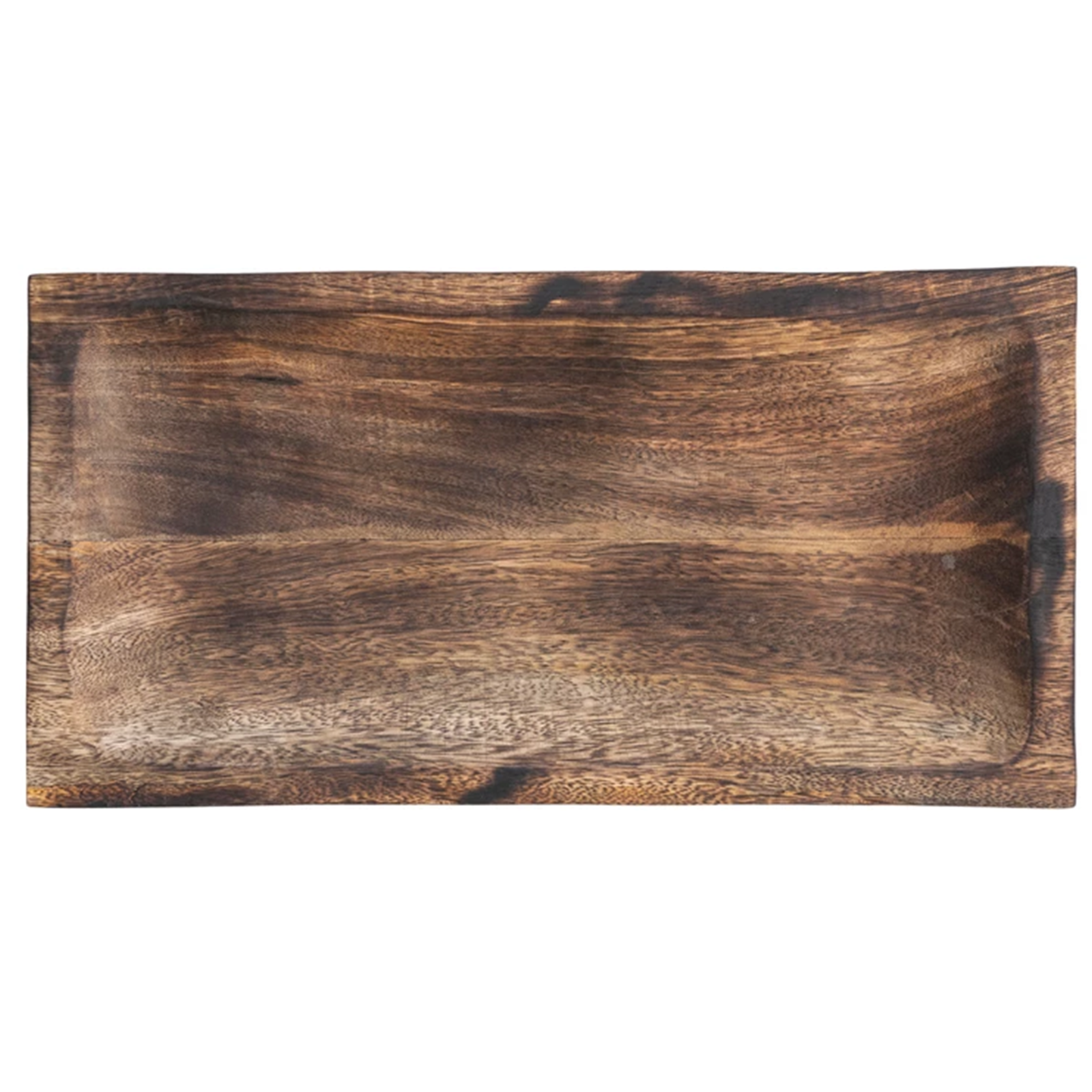 Mango Wood Tray, Burnt Finish