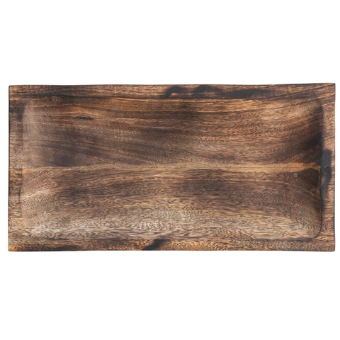 Mango Wood Tray, Burnt Finish