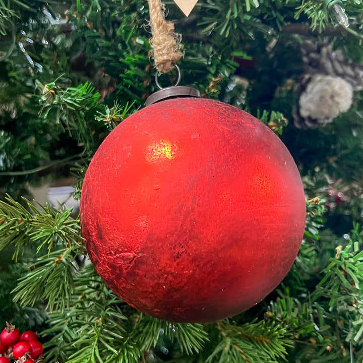 5" Red Ornament