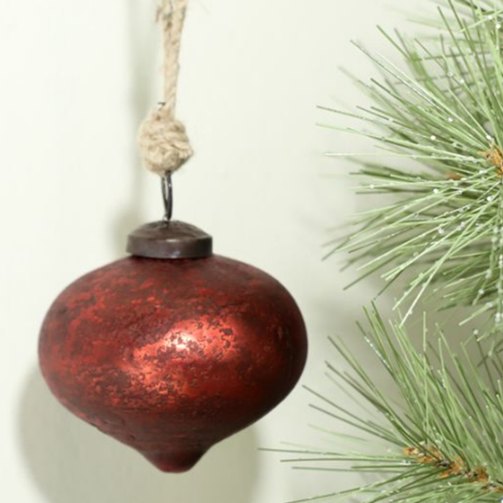 3" Red Ornament