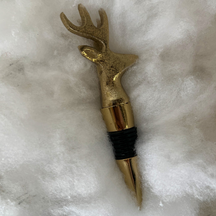Gold Deer Wine Stopper