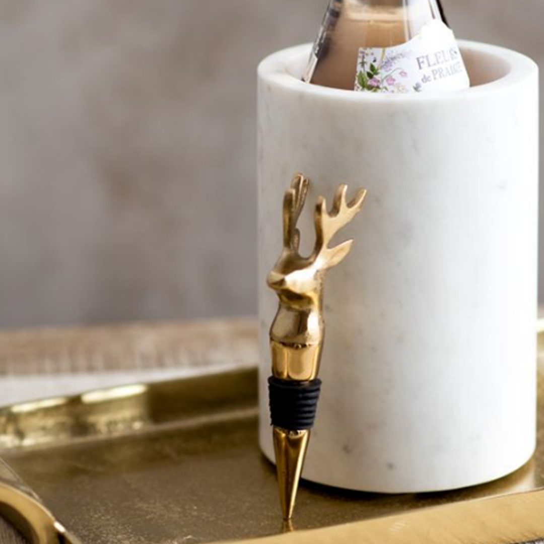 Gold Deer Wine Stopper