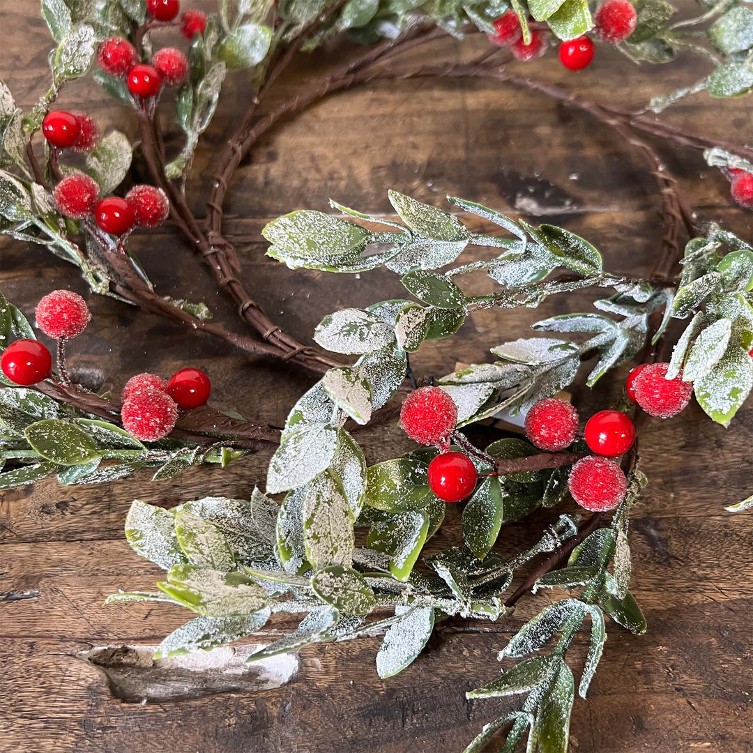 Leaves and Berry Wreath