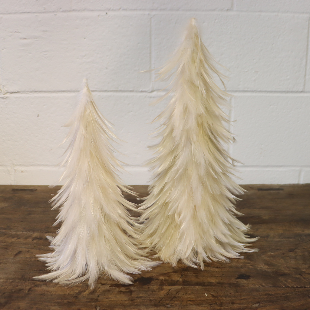 Cream Feather Trees
