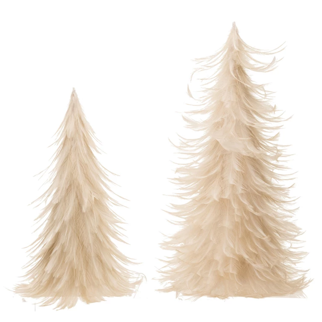 Cream Feather Trees