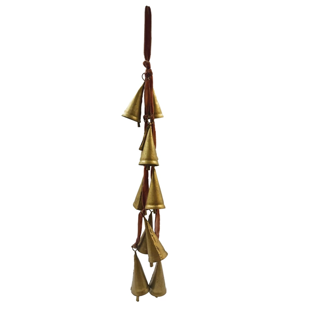 Ribbon Door Hanger w/ Bells