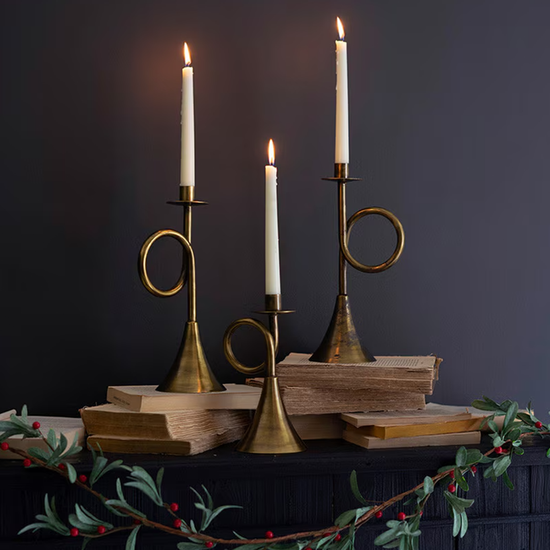 Trumpet Candle Holder