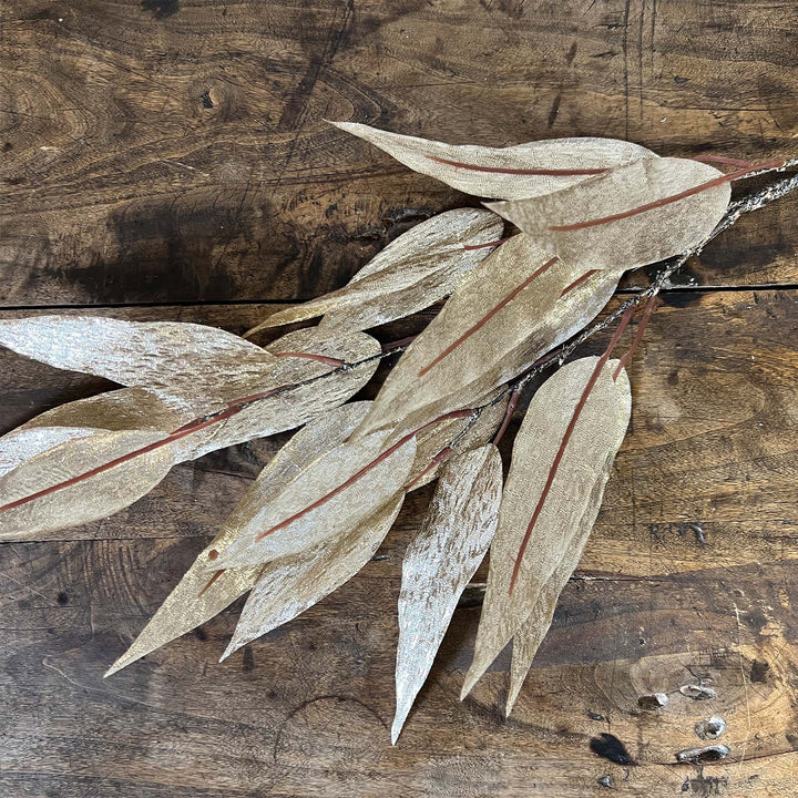 31" Metallic Eucalyptus Leaf