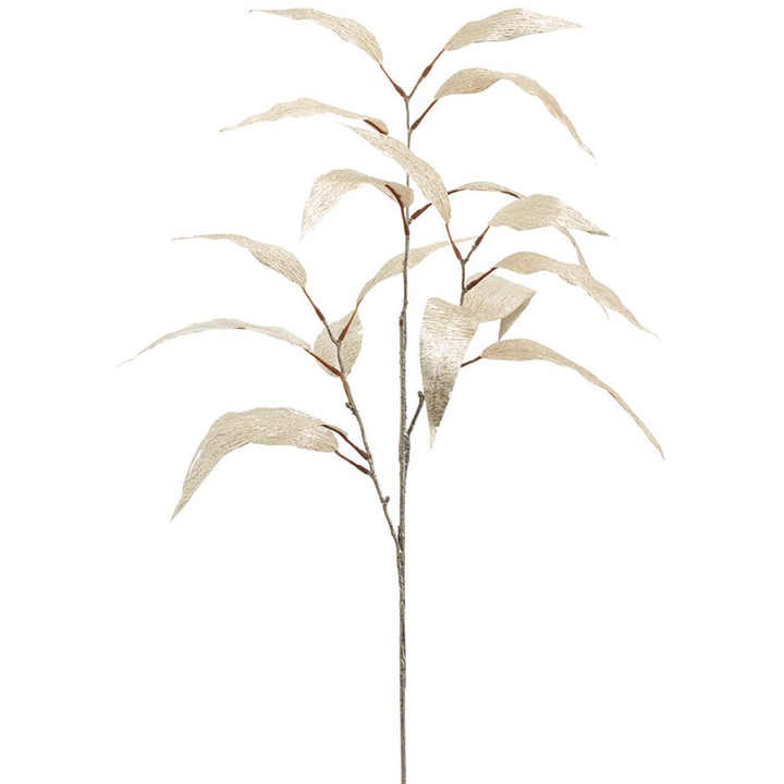 31" Metallic Eucalyptus Leaf