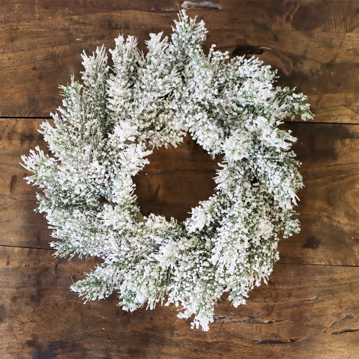 6" Candle Ring - White