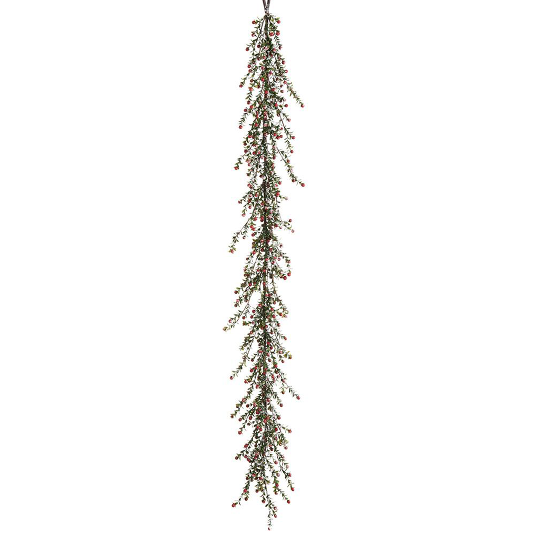 6' Snow Berry Garland