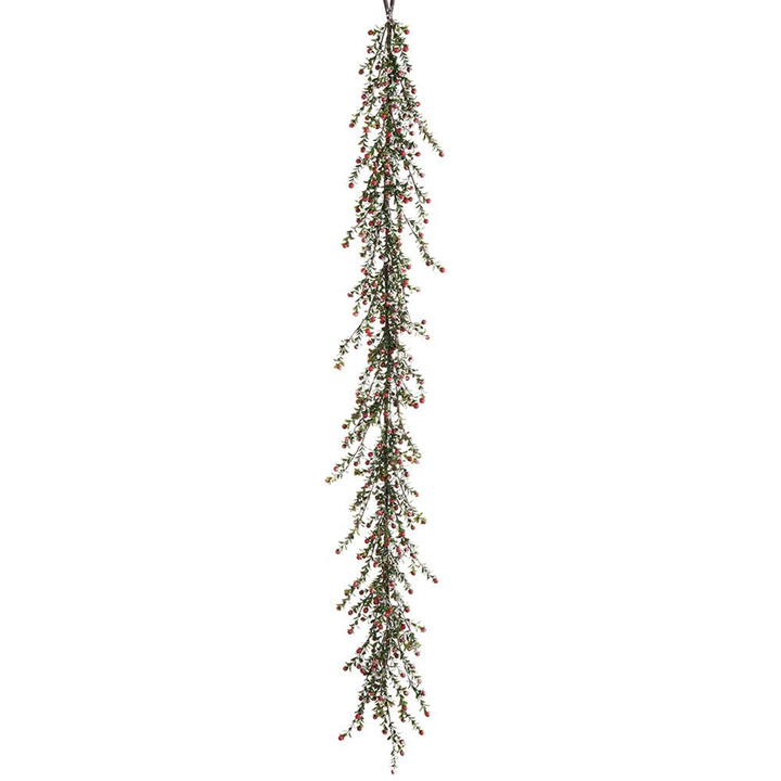6' Snow Berry Garland