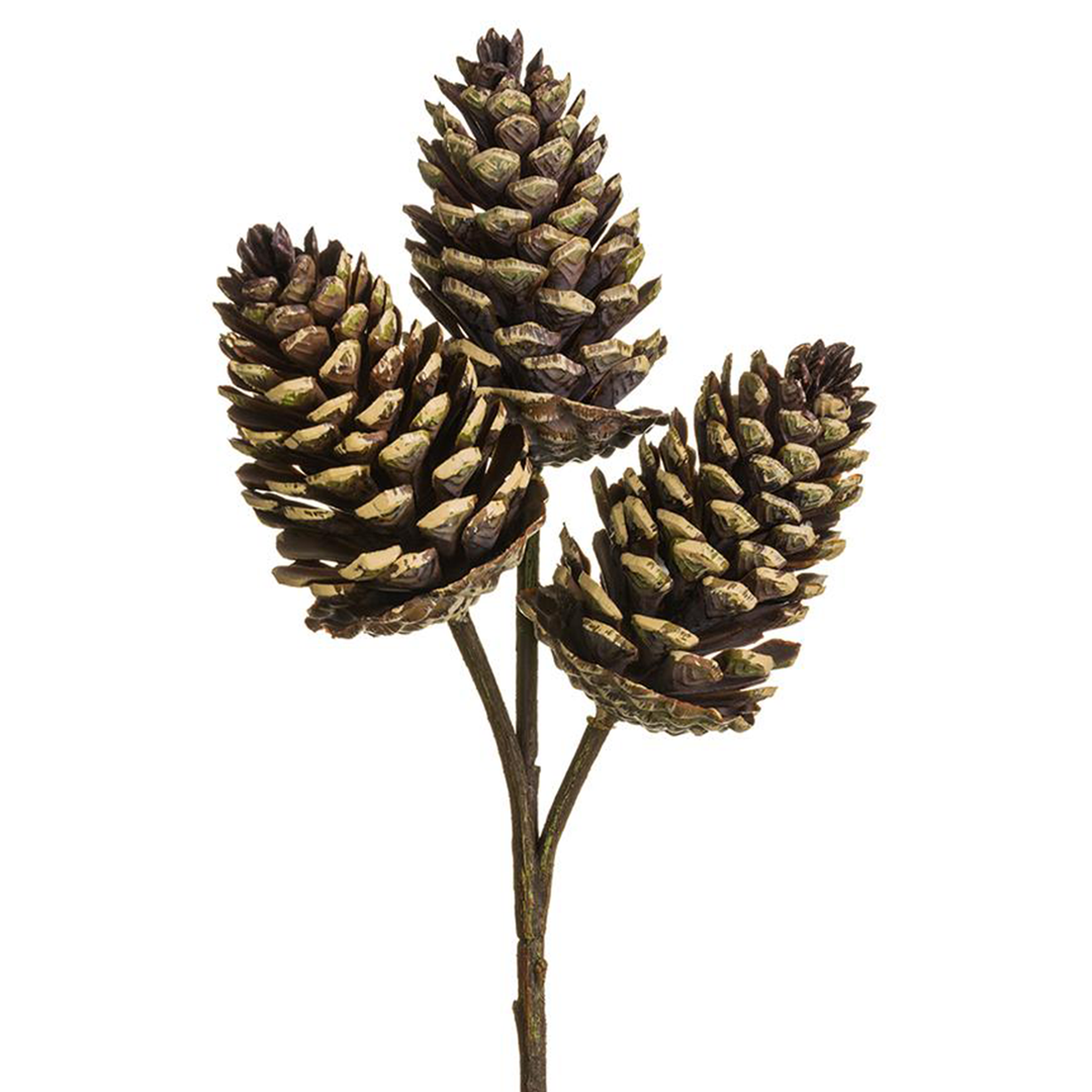 12" Plastic Pine Cone