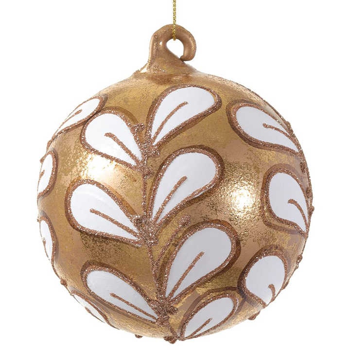4" Glitter Ball Ornament