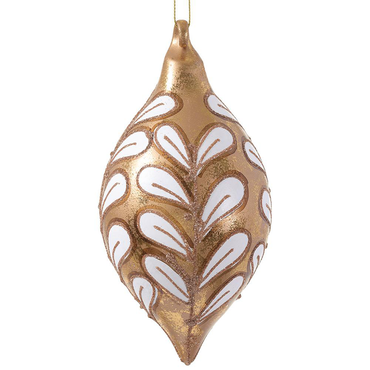 5" Glitter Finial Ornament