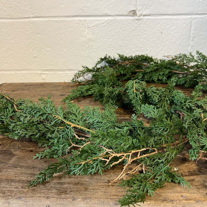 6' Soft Cedar/Twig Garland