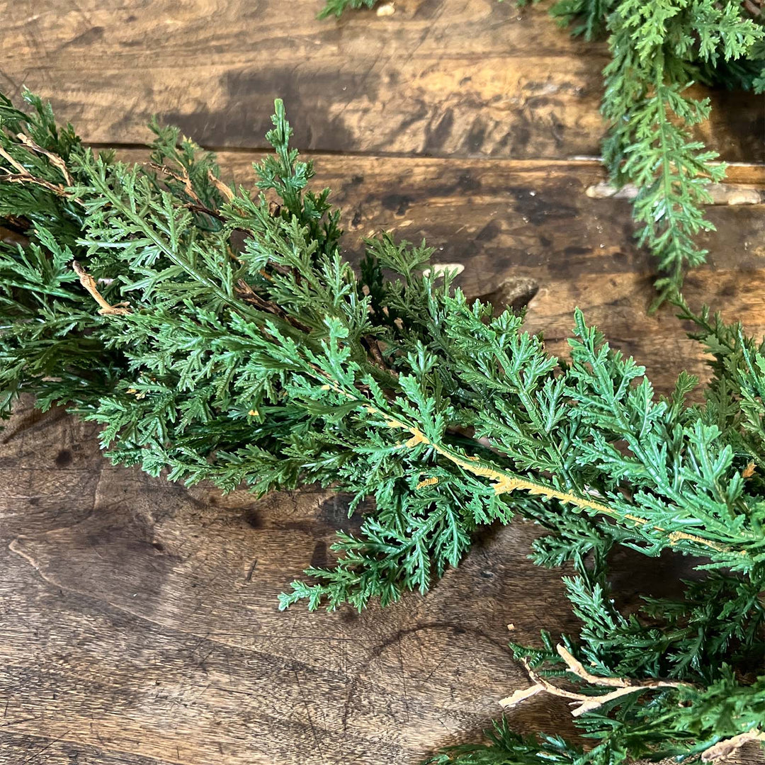 6' Soft Cedar/Twig Garland