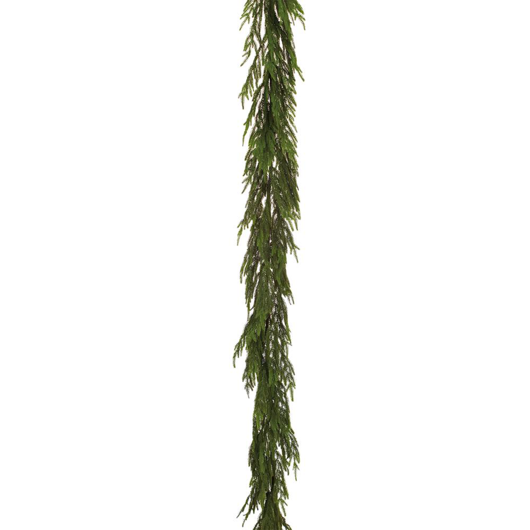 108" Cypress Garland - Green