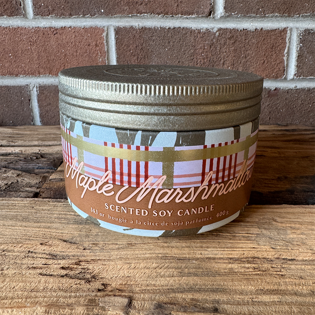 Large Tin Candle - Maple Marshmallow