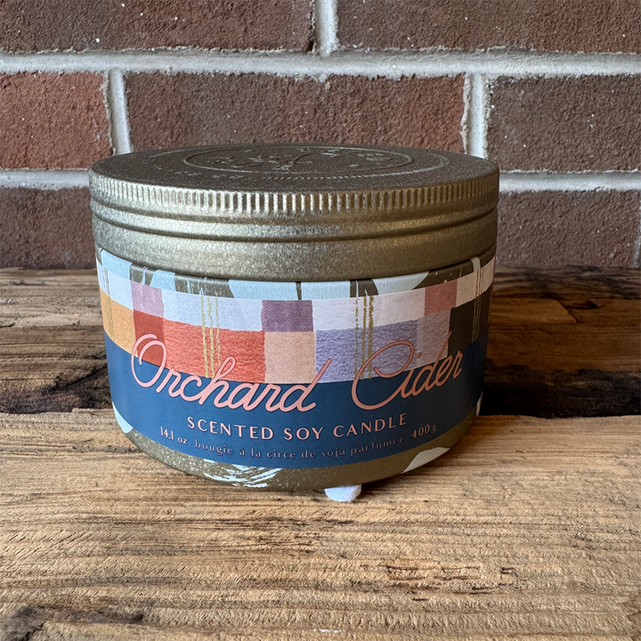 Large Tin Candle - Orchard Cider