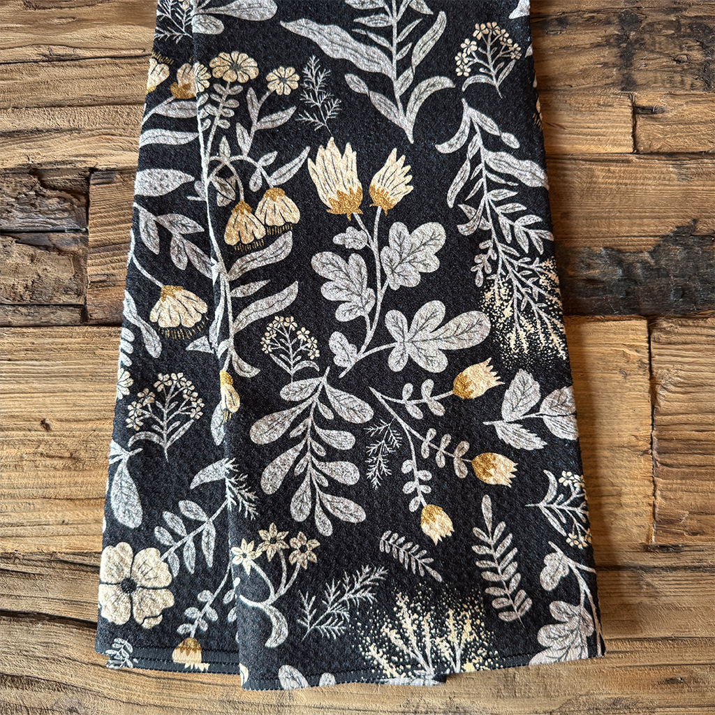Woodland Wildflowers Tea Towel