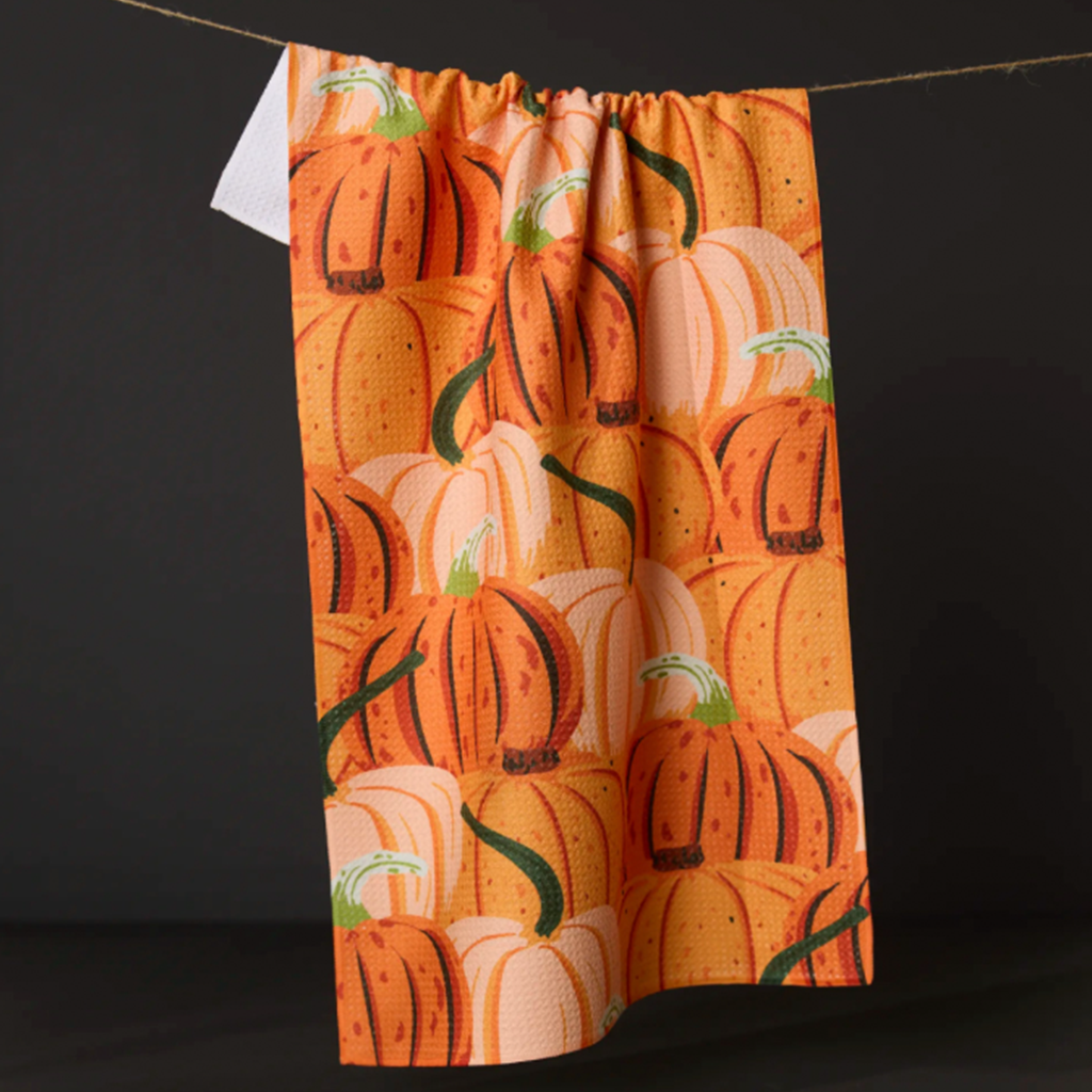Rows of Gourds Tea Towel