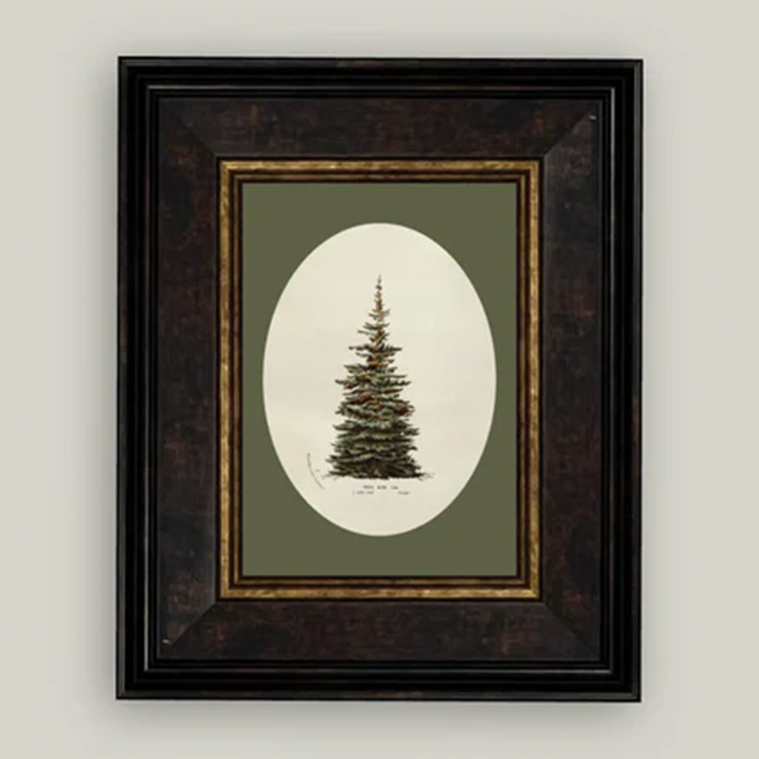 Oval Matte Tree