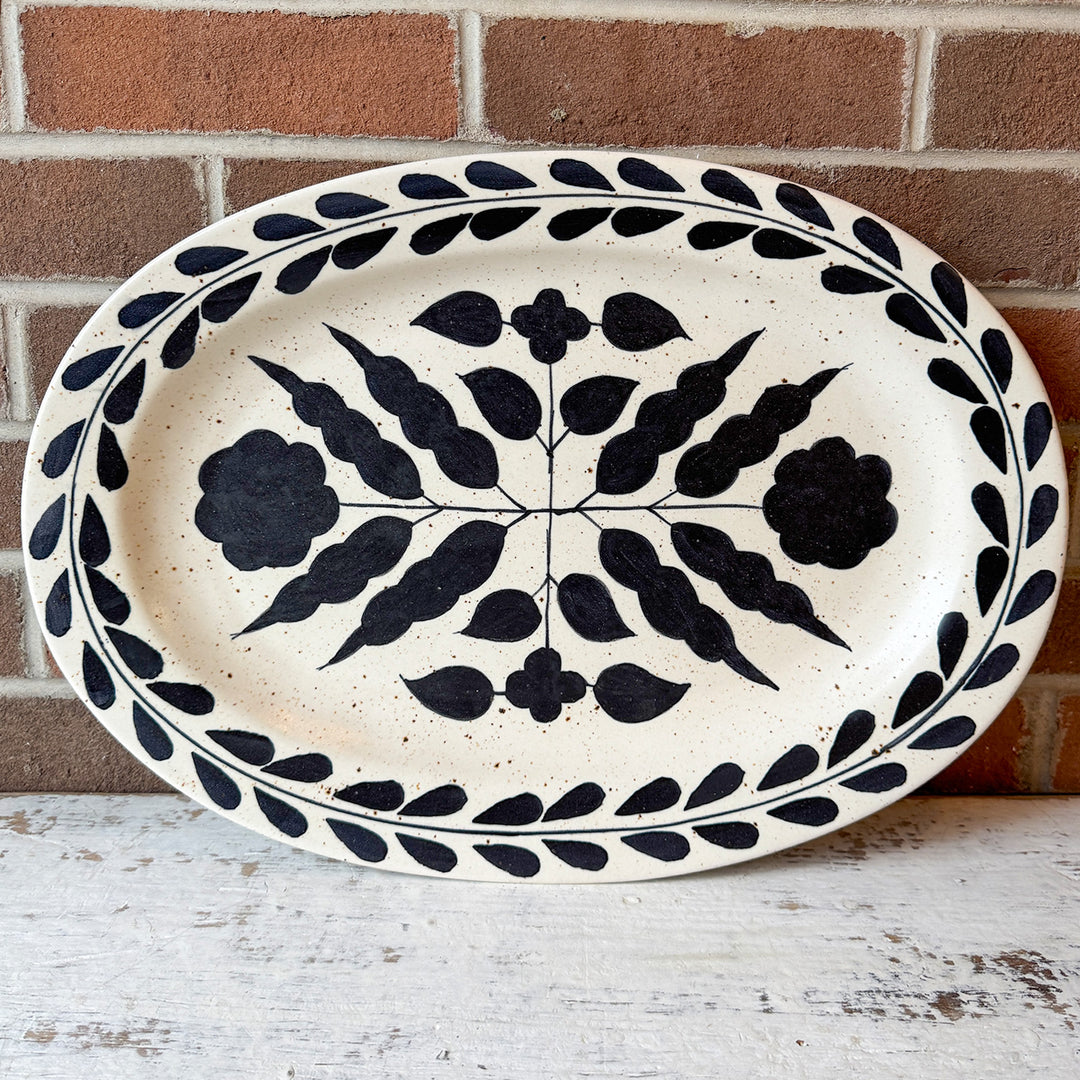 Platter w/ Floral Design
