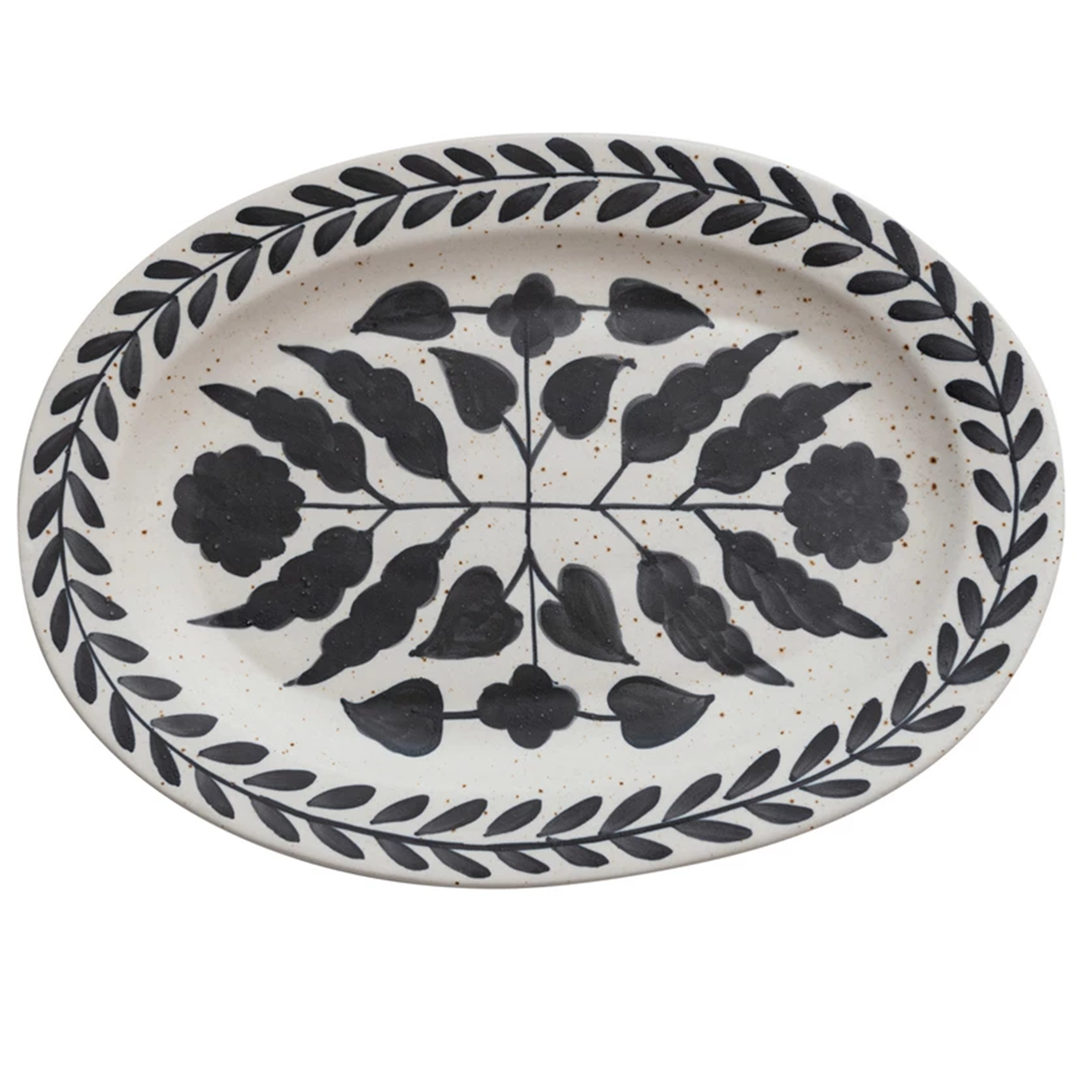 Platter w/ Floral Design