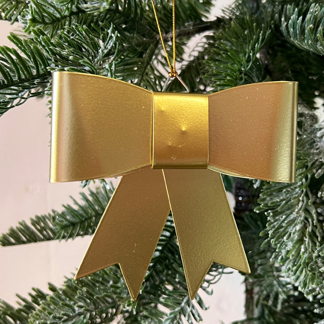 Gold Bow Ornament
