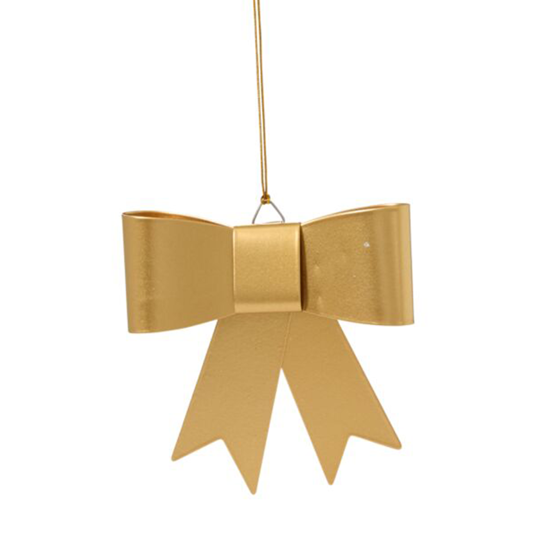 Gold Bow Ornament