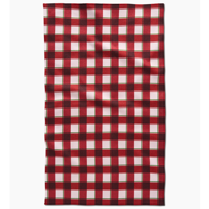 Jingle Plaid Tea Towel