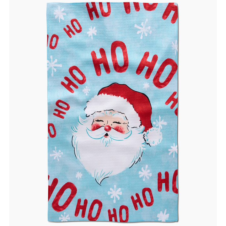 Merry Santa Claus Tea Towel