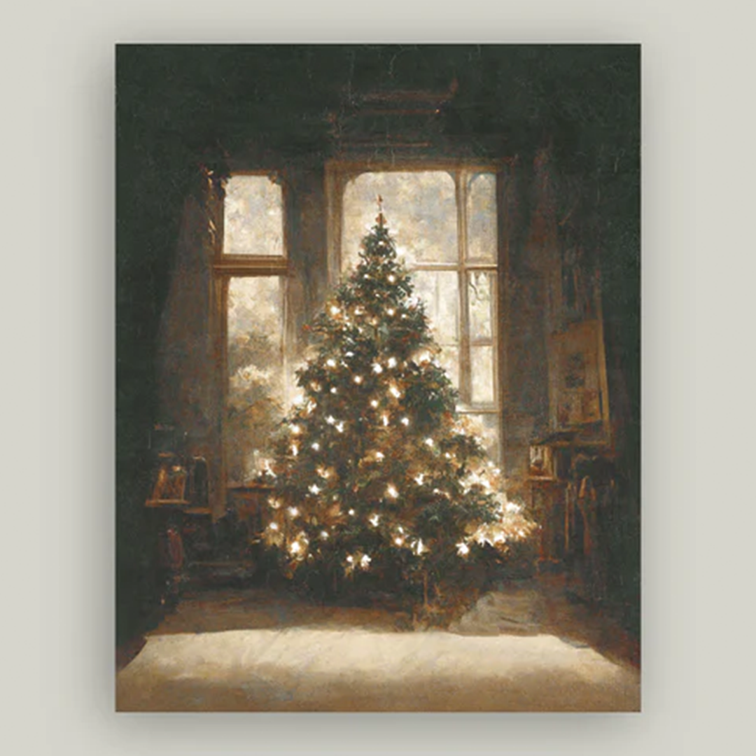 Glowing Christmas Tree Artist Board