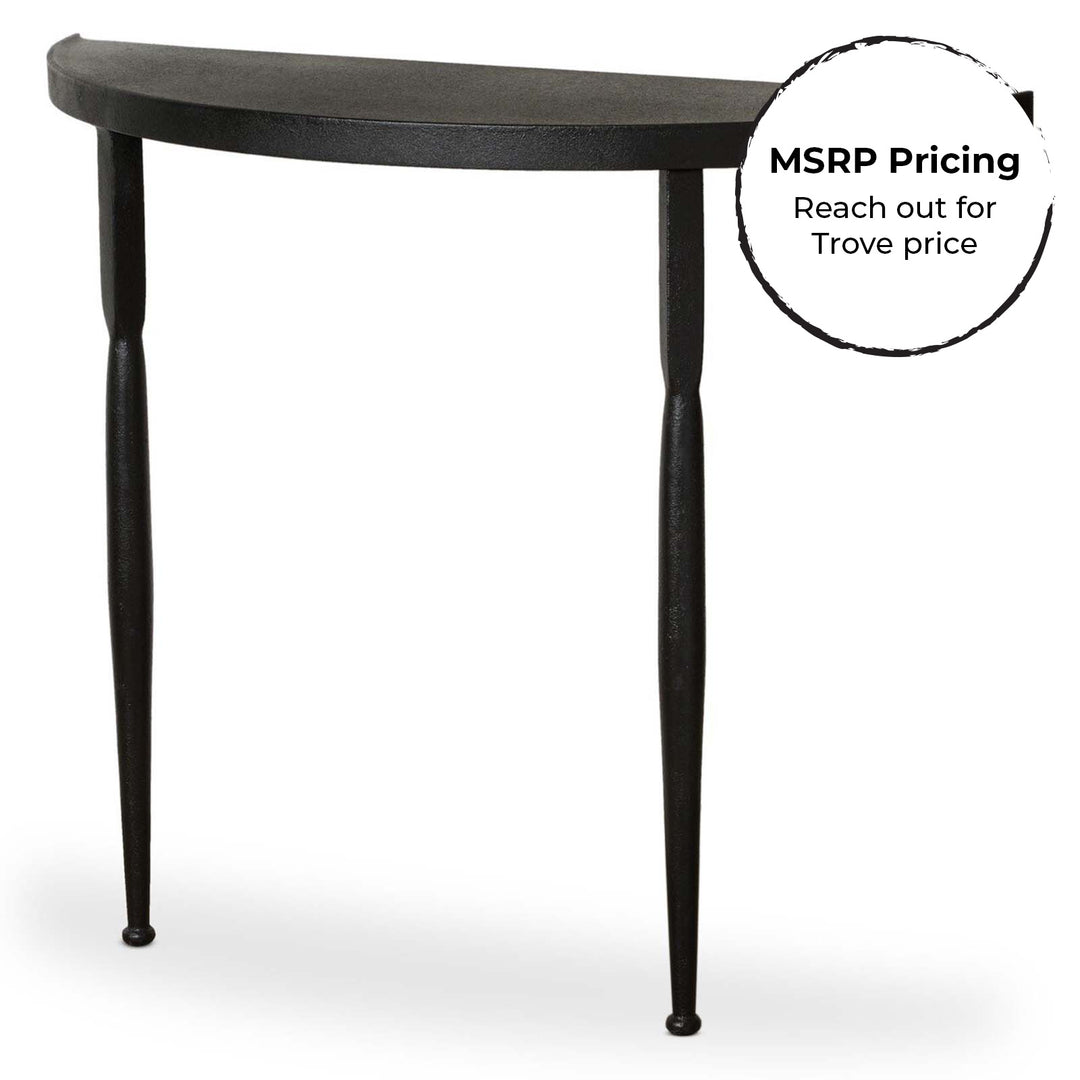 Lois 38" Demilune Console Table
