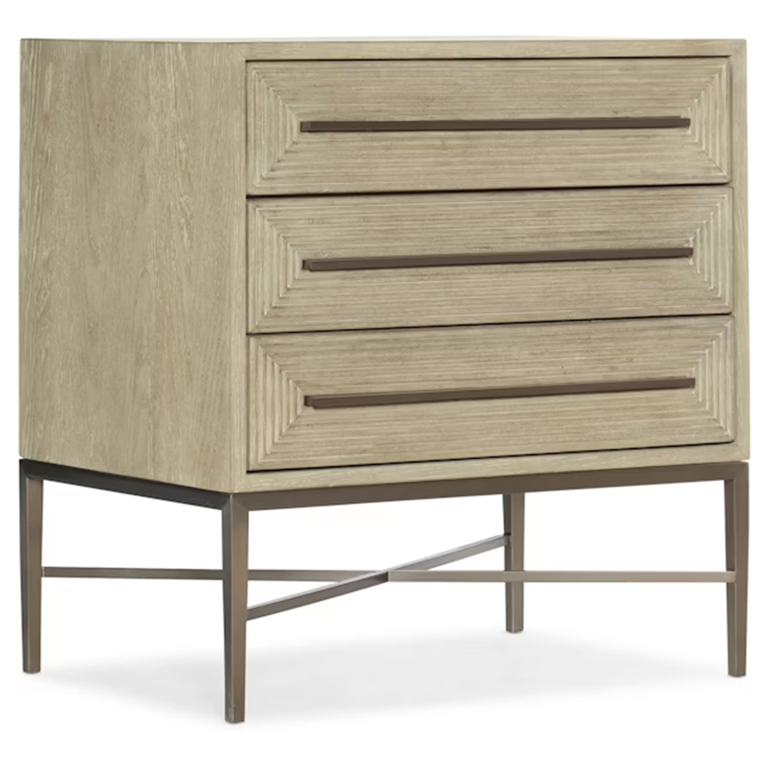 Three-Drawer Nightstand